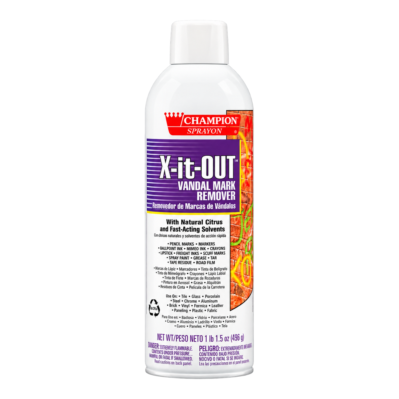 Champion X-it-Out Vandal Mark Remover, 17.5 oz
