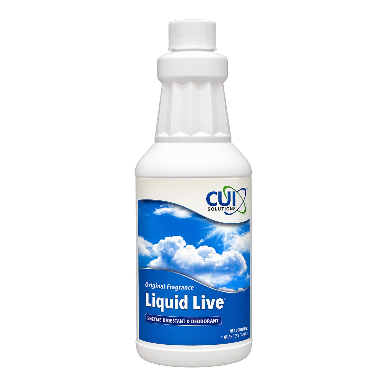 CUI Solutions Liquid Live Enzyme Digestant & Deodorant, 32 fl oz