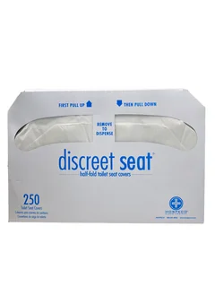 Seat Cover Half-Fold White 250/case