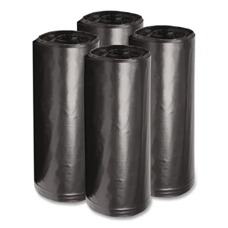 Premium Black Trash Liner Large Liners 40 x 46 1.35 mil Black 100/case