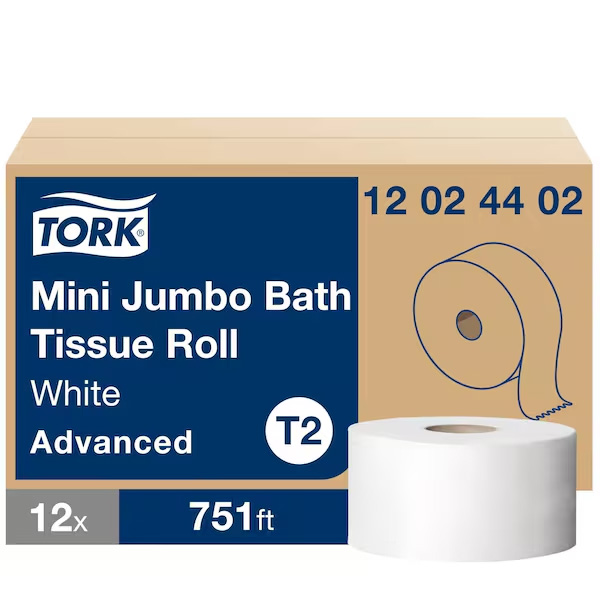 TORK Mini Jumbo Bath Tissue Roll