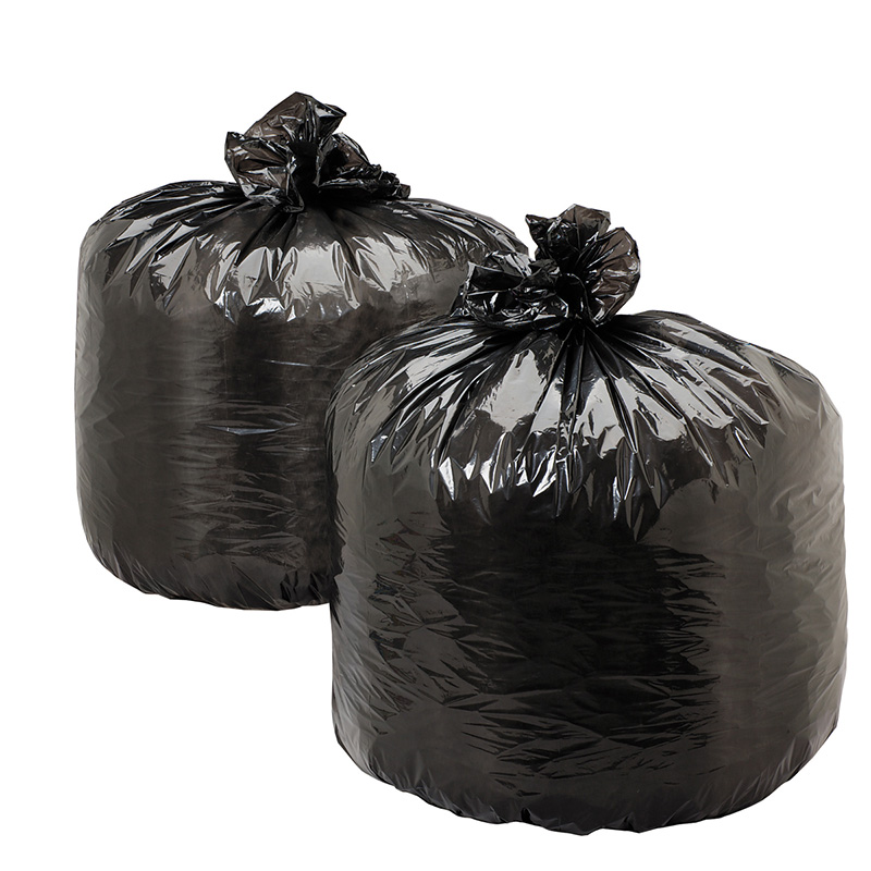 Extra Heavy-Duty Black Trash Liners SMALL Liners 24x32 1 mil Black 250/cs