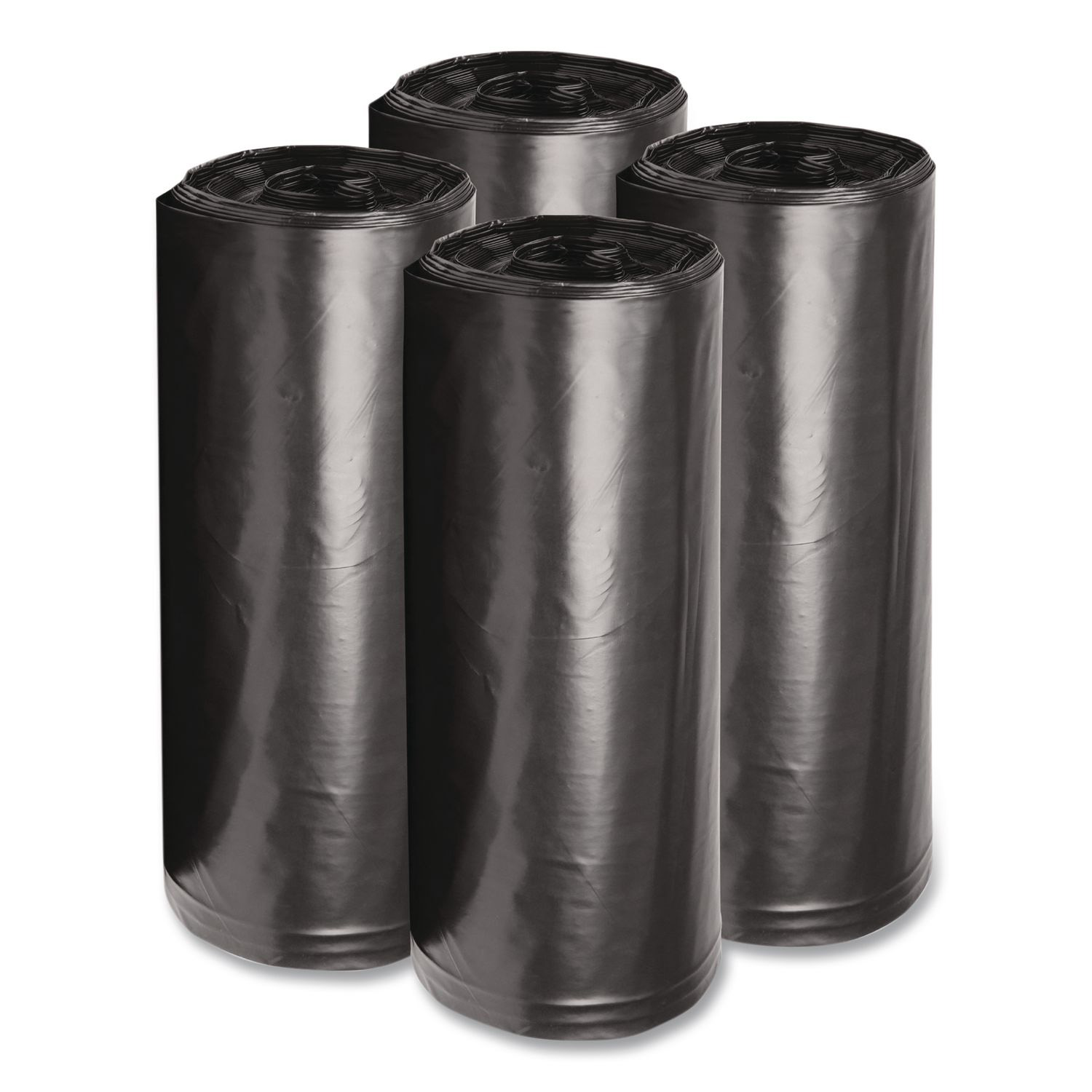 Premium Black Trash Liner LARGE Liners 40x46 1.35 mil Black 100/cs