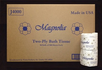96x500 2ply virgin TP, Sheet size of 4x3.3