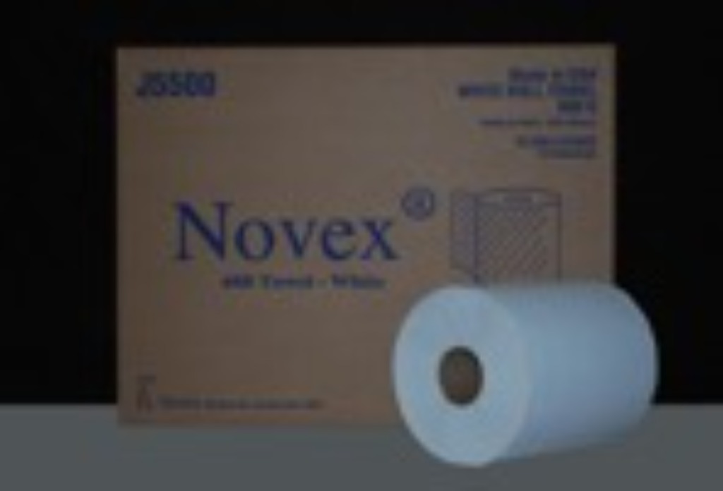 Dispenser Roll Towels, White, 600 ft, 12 Rolls